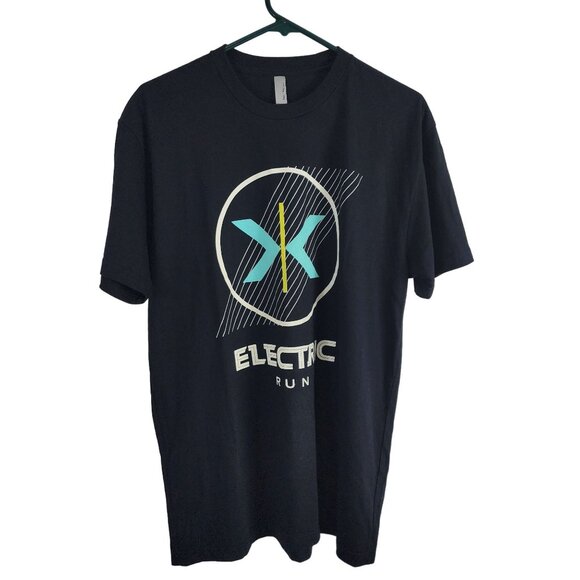 Neff Electric Run Graphic T-Shirt Designed By Next Level  Large  Cotton & Polyes - Picture 1 of 8